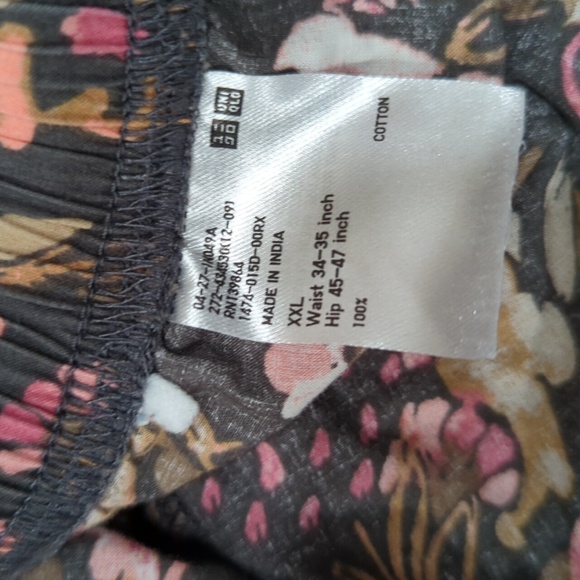 Uniqlo Floral Pants Size XXL - Picture 7 of 8